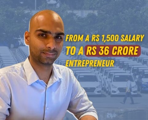 From a Rs 1,500 Salary to a Rs 36 Crore Entrepreneur: The Journey of a 10th-Grade Dropout Who Built a 400-Car Fleet Company