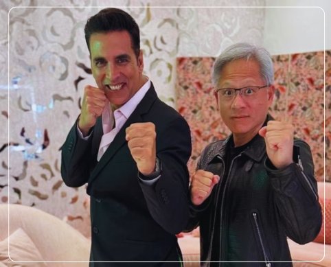 ‘What a remarkable person’: Akshay Kumar meets NVIDIA CEO Jensen Huang and talks about martial arts