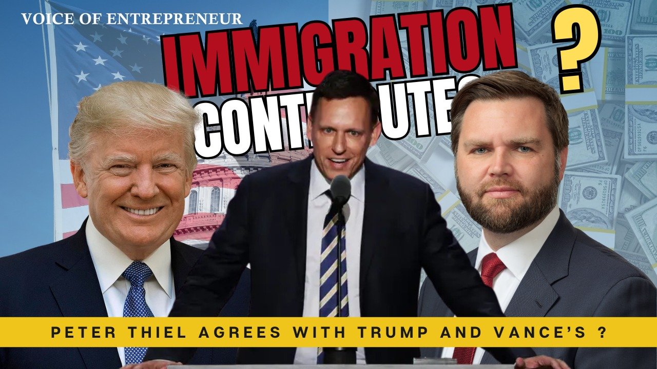 Peter Thiel , JD Vance , Donald Trump